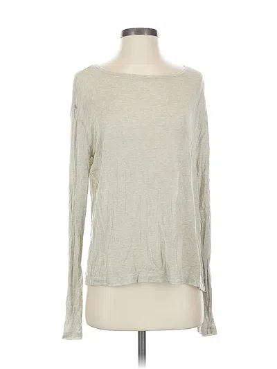 Pre-owned Vince Long Sleeve T-shirt In Brown