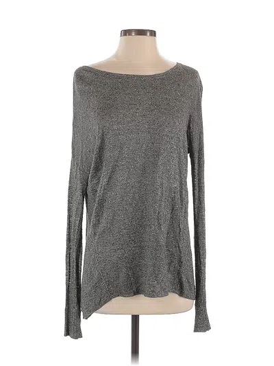 Pre-owned Vince Long Sleeve T-shirt In Gray