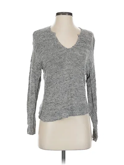 Pre-owned Vince Long Sleeve T-shirt In Gray