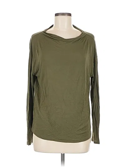 Pre-owned Vince Long Sleeve T-shirt In Green