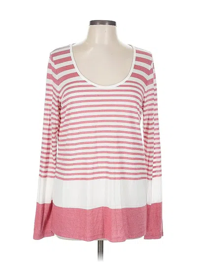 Pre-owned Vince Long Sleeve T-shirt In Pink