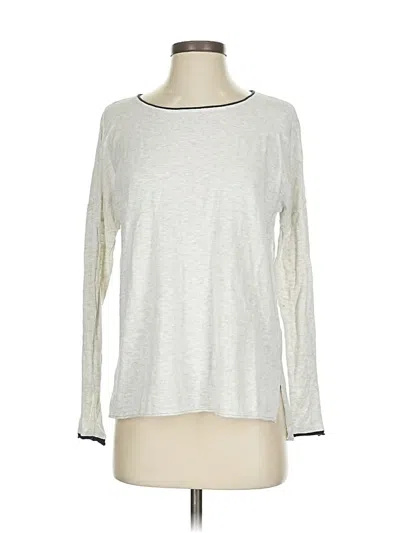 Pre-owned Vince Long Sleeve T-shirt In Silver