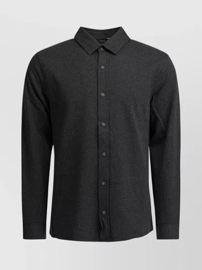 VINCE LONG SLEEVE TEXTURED FABRIC SHIRTS COLLECTION