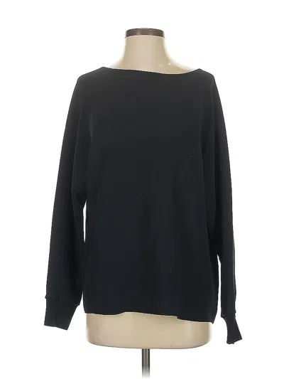 Pre-owned Vince Long Sleeve Top Black Boatneck Tops