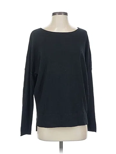 Pre-owned Vince Long Sleeve Top Black Boatneck Tops