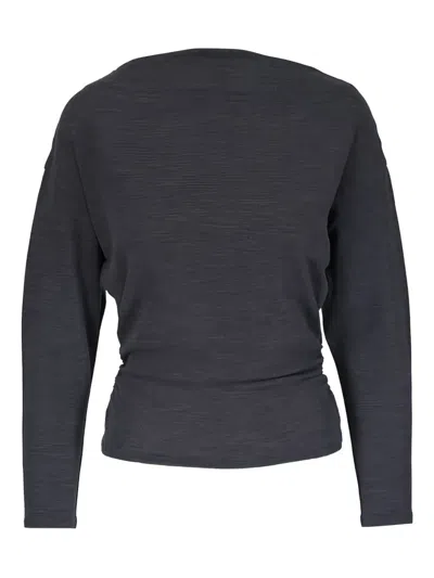 Vince Long-sleeve Top In Gray