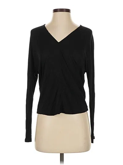 Pre-owned Vince Long Sleeve T-shirt In Black