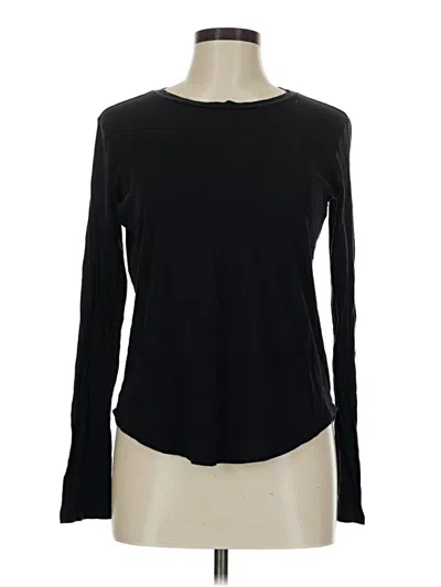 Pre-owned Vince Long Sleeve T-shirt In Black