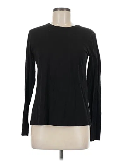 Pre-owned Vince Long Sleeve T-shirt In Black