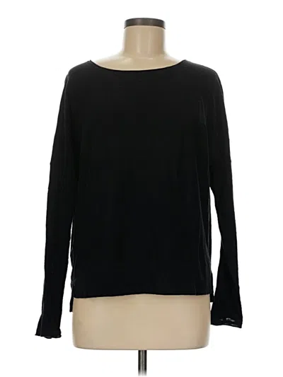 Pre-owned Vince Long Sleeve T-shirt In Black