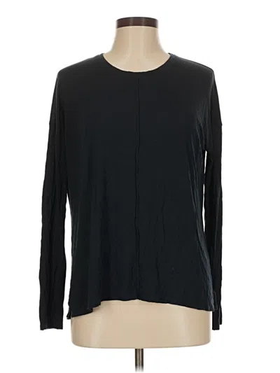 Pre-owned Vince Long Sleeve T-shirt In Black