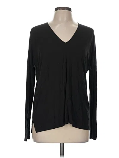 Pre-owned Vince Long Sleeve T-shirt In Black