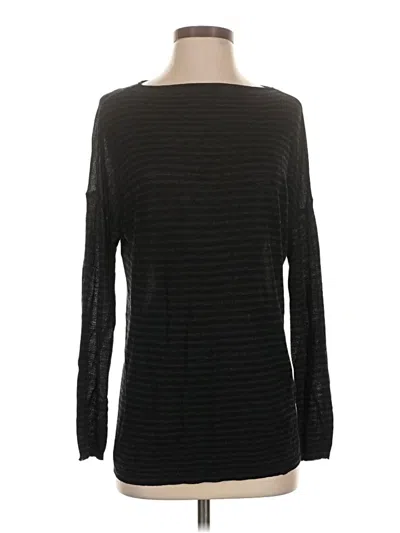 Pre-owned Vince Long Sleeve T-shirt In Black