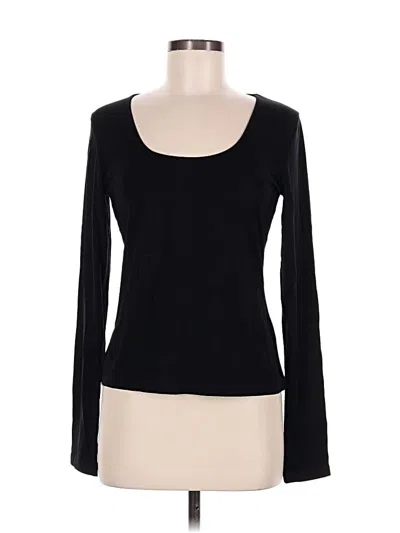 Pre-owned Vince Long Sleeve T-shirt In Black
