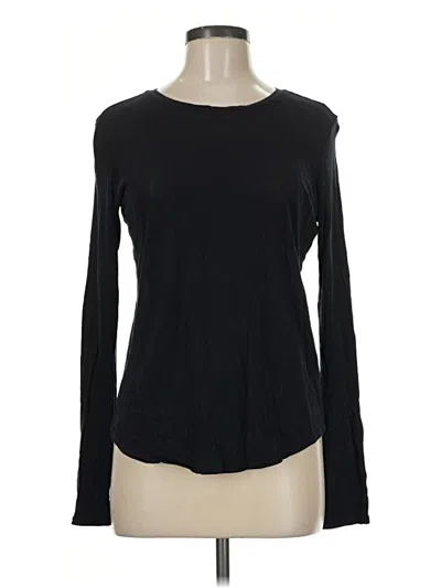 Pre-owned Vince Long Sleeve T-shirt In Black
