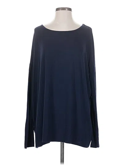 Pre-owned Vince Long Sleeve T-shirt In Blue