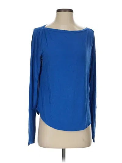 Pre-owned Vince Long Sleeve T-shirt In Blue