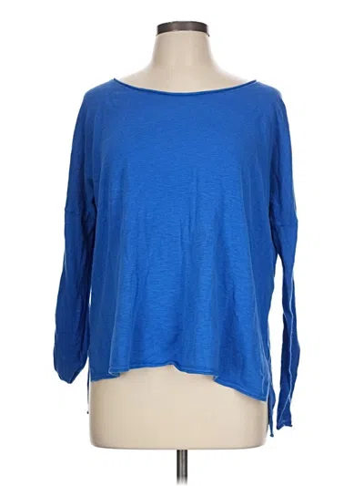 Pre-owned Vince Long Sleeve T-shirt In Blue