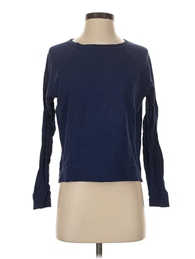 Pre-owned Vince Long Sleeve T-shirt In Blue