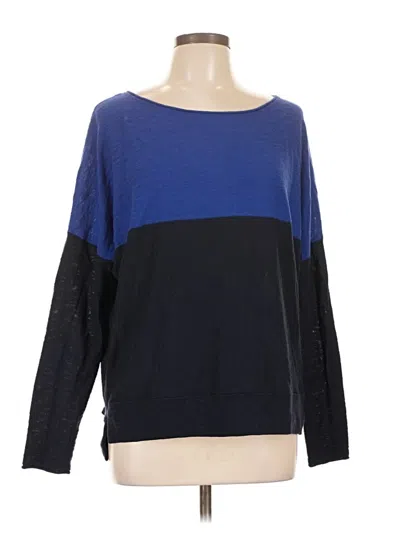 Pre-owned Vince Long Sleeve T-shirt In Blue