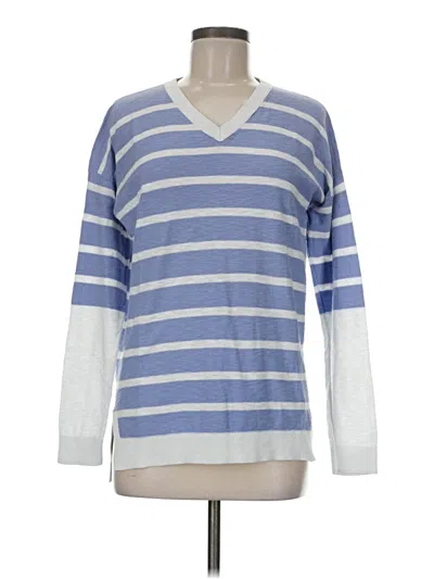 Pre-owned Vince Long Sleeve T-shirt In Blue