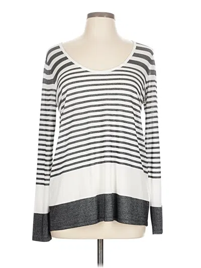 Pre-owned Vince Long Sleeve T-shirt In Gray