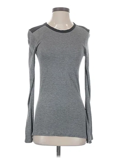 Pre-owned Vince Long Sleeve T-shirt In Gray