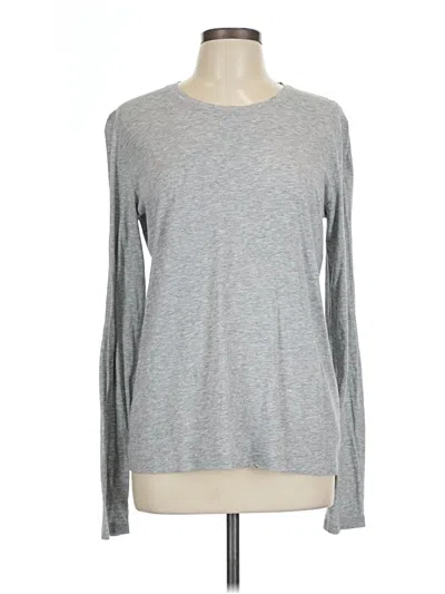Pre-owned Vince Long Sleeve T-shirt In Gray