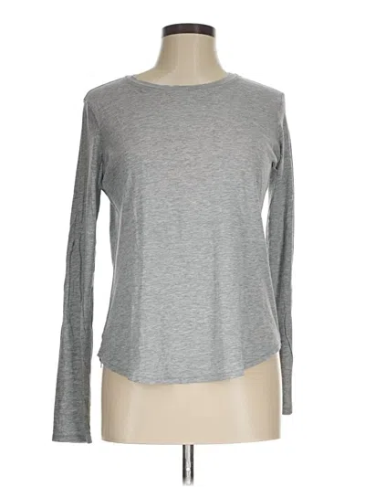 Pre-owned Vince Long Sleeve T-shirt In Gray