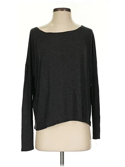 Pre-owned Vince Long Sleeve T-shirt In Gray