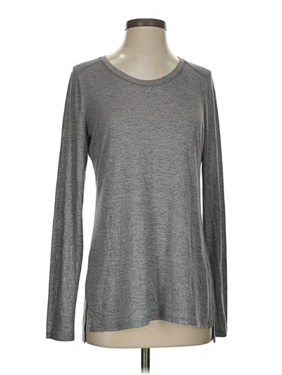 Pre-owned Vince Long Sleeve T-shirt In Gray