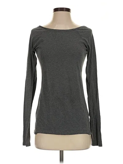 Pre-owned Vince Long Sleeve T-shirt In Gray