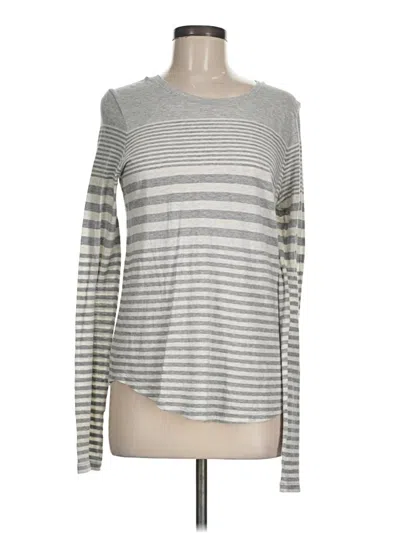 Pre-owned Vince Long Sleeve T-shirt In Silver