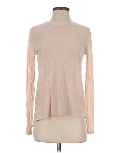 Pre-owned Vince Long Sleeve T-shirt In Tan