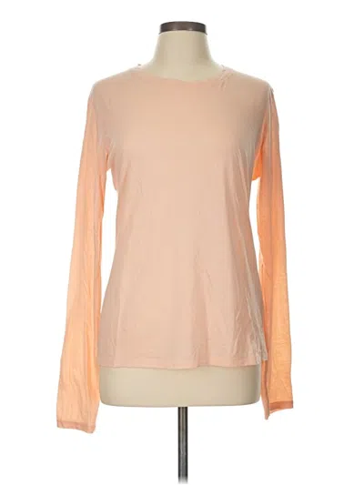 Pre-owned Vince Long Sleeve T-shirt In Tan