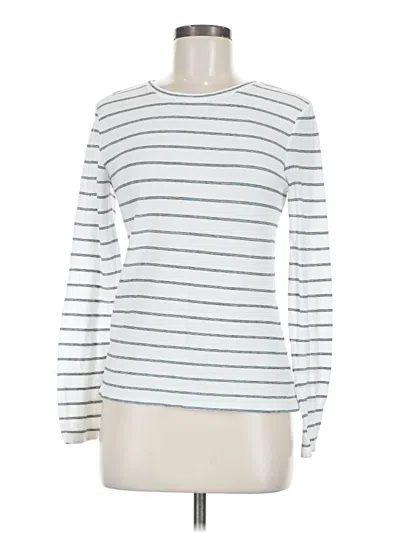 Pre-owned Vince Long Sleeve T-shirt In White