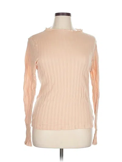 Pre-owned Vince Long Sleeve Turtleneck In Brown