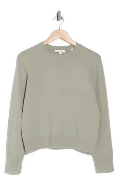 Vince Long Sleeve Wool & Cashmere Pullover In Silver Sage