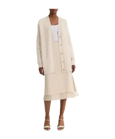 Vince Long-sleeved Sweater In Nude