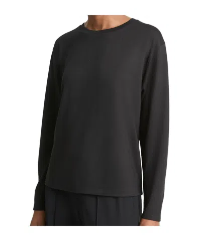 Vince Long-sleeved T-shirt In Black