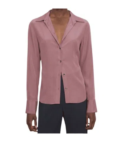 Vince Long-sleeved Shirt In Pink