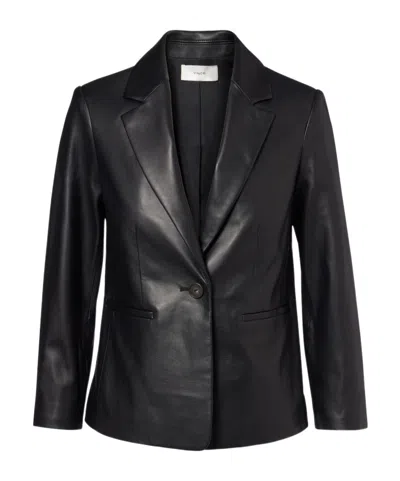 Vince Long-sleeved Suit Jacket In Black