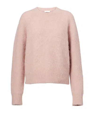 Vince Long-sleeved Sweater In Pink