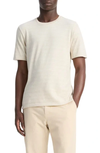 VINCE VINCE LOOSE FIT STRIPE CREWNECK T-SHIRT