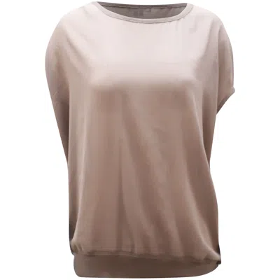 Pre-owned Vince Loose Shirt In Grey Silk In Multi