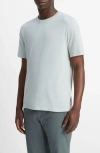 Vince Loosr Knit Cotton T-shirt In White