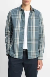 Vince Lorimer Plaid Long Sleeve Shirt