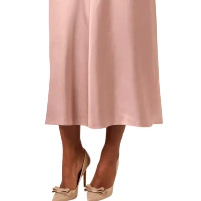 Vince Lotus Pink Satin Skirt