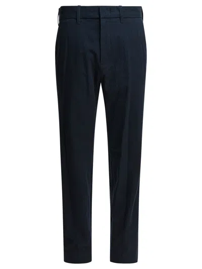 Vince Louie Relaxed Trousers In Blue
