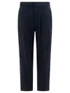 Vince Tailored Trousers With Side And Back Pockets In Blue